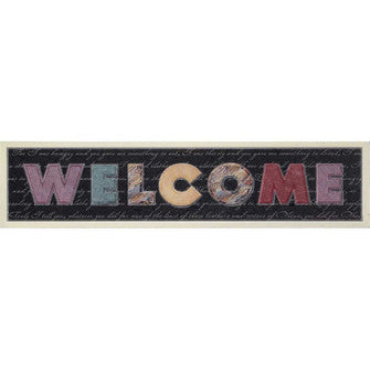 WALL PLAQUE -MDF WELCOME