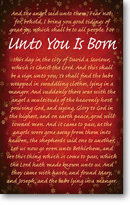 TRACT -UNTO YOU IS BORN