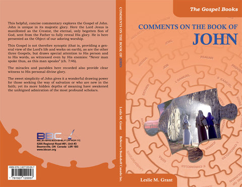 COMMENTS ON THE BOOK OF JOHN -L.M.GRANT