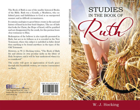 STUDIES IN THE BOOK OF RUTH, W.J. HOCKING - Paperback