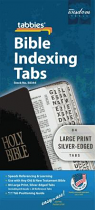 BIBLE INDEXING TABS LG.PRT SILVER