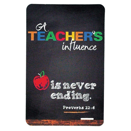 TEACHER'S INFLUENCE - POCKET CARD