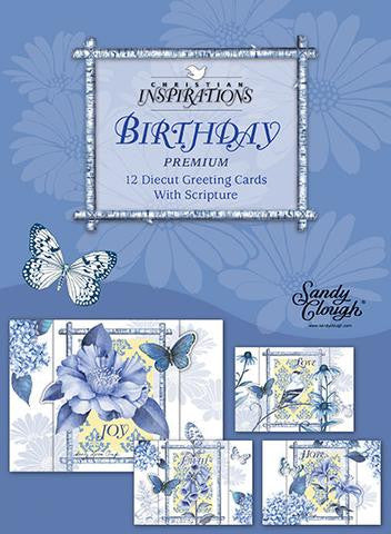 BOXED CARDS - BIRTHDAY - INDIGO GARDEN