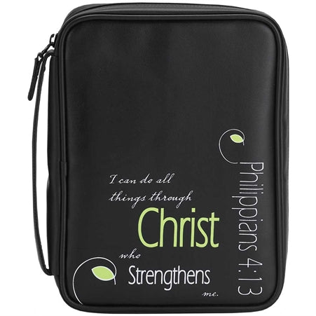 BIBLE CASE - PHIL.4:13 BLK/MD