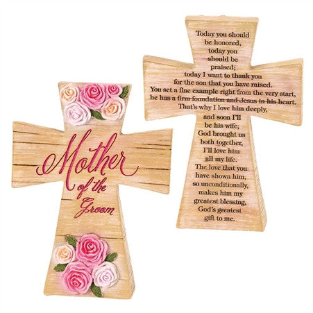 MOTHER OF THE GROOM - RESIN CROSS