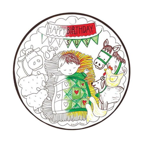 COLORING CAFE - CHRISTMAS - HAPPY BIRTHDAY