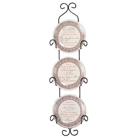 WALL PLATES - LORD'S PRAYER - SET OF 3