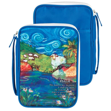 BIBLE CASE - PSALM 23 - BLUE