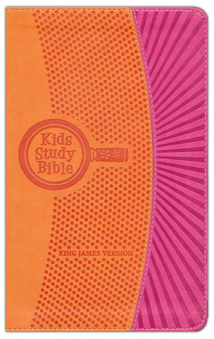 KJV KIDS STUDY BIBLE ORGANGE/PINK