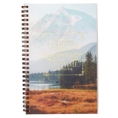NOTEBOOK - SPIRAL - ALL THINGS THROUGH CHRIST
