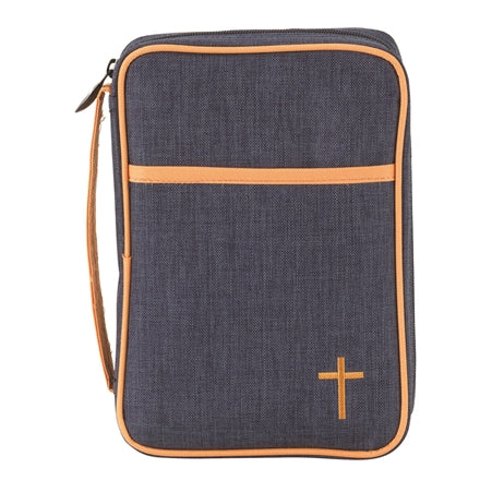 BIBLE CASE - DENIM CANVAS MD