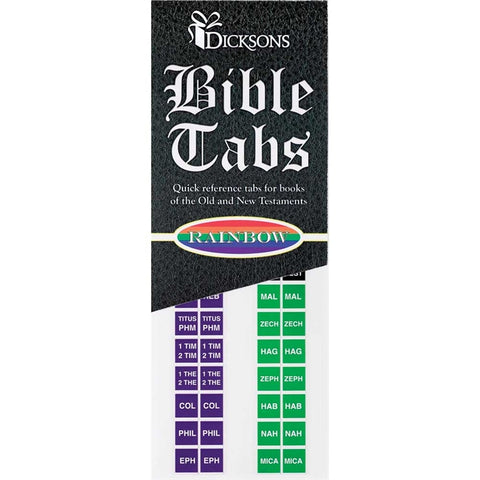 BIBLE TABS - RAINBOW
