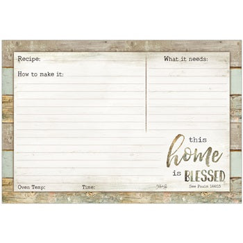 RECIPE CARDS - THIS HOME IS BLESSED - 50