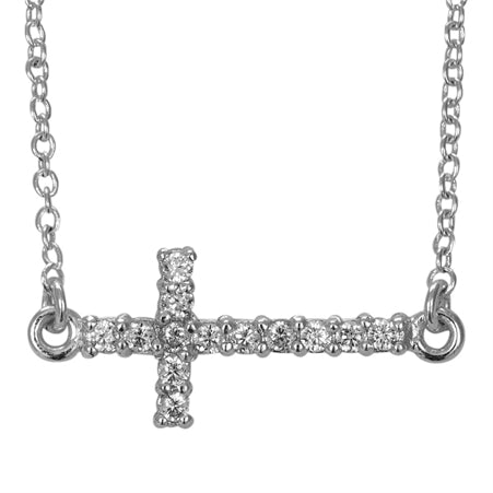 NECKLACE - GOD'S GIRL - HORIZONTAL CROSS