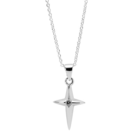 NECKLACE - GOD'S GIRL - POINTED CROSS