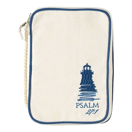 BIBLE CASE - CANVAS - PS 27:1 LG