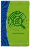 KJV KIDS STUDY BIBLE BLUE/GREEN