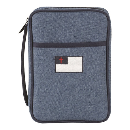 BIBLE CASE - CHRISTIAN FLAG - DENIM MD