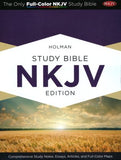 NKJV - HOLMAN STUDY COLOUR EGGPLANT/TAN