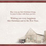 BOXED CHRISTMAS CARDS - SNOWY BARN