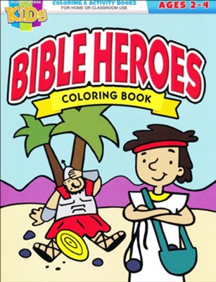 BIBLE HEROES COLOURING BOOK