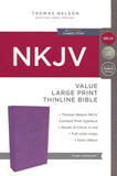 NKJV - LP THINLINE PURPLE LEATHERSOFT