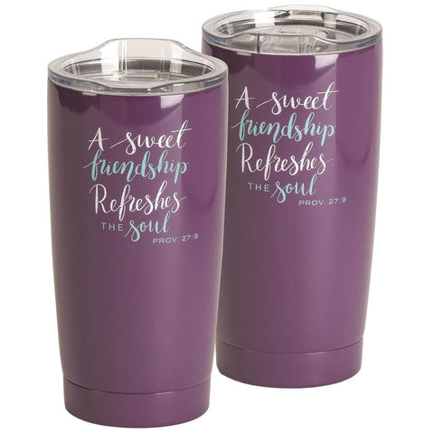 TUMBLER - SWEET FRIENDSHIP - PURPLE