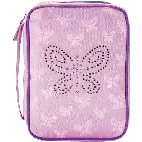 BIBLE CASE - PINK BEDAZZLED MD