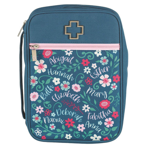 BIBLE CASE - WOMEN OF THE BIBLE - TEAL LG