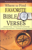 PAMPHLET - WHERE TO FIND YOUR FAVORITE VERSES