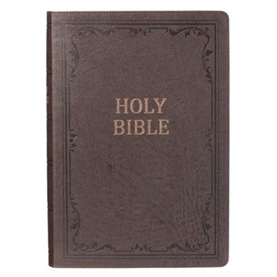 KJV SUPER GIANT PRT REF BL BROWN