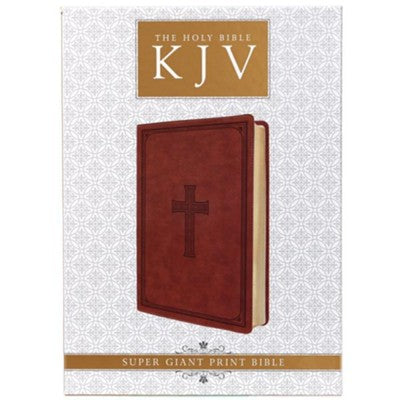 KJV SUPER GIANT PRT REF BL TAN