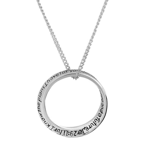 NECKLACE - JER. 29:11- MOBIUS FEMALE
