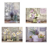 BOXED CARDS - BD - FLORAL CELEBRATION