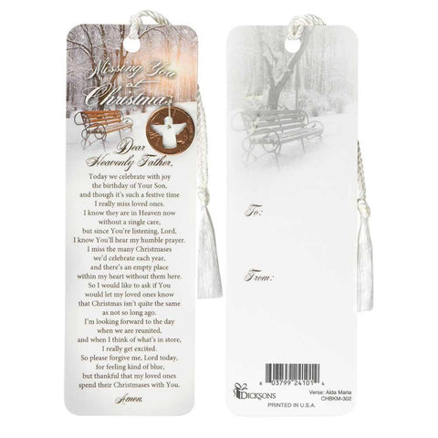 BOOKMARK - MISSING YOU AT CHRISTMAS W/COIN
