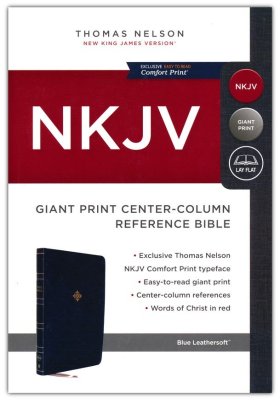 NKJV - GP DELUXE CENTRE COLUMN REF BL BLUE