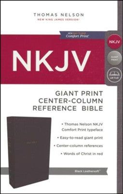 NKJV - GP DELUXE CENTRE COLUMN REF BL BLACK