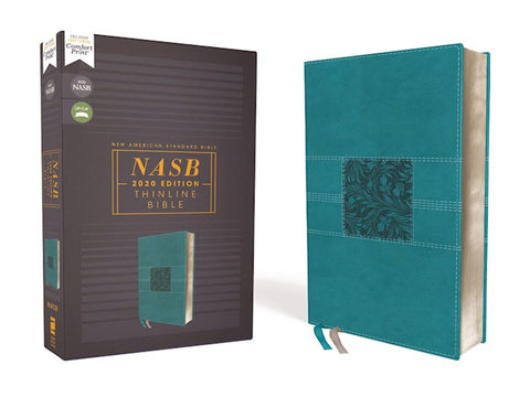 NASB THINLINE BIBLE TEAL LS