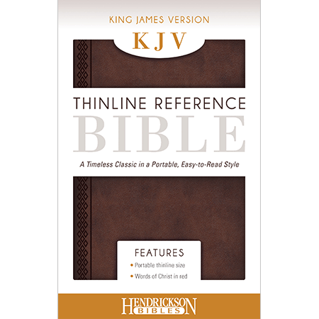 KJV - THINLINE REF CHESTNUT FLEXISOFT