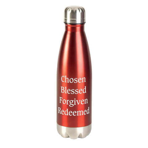 WATER BOTTLE - CHOSEN BLESSED FORGIVEN
