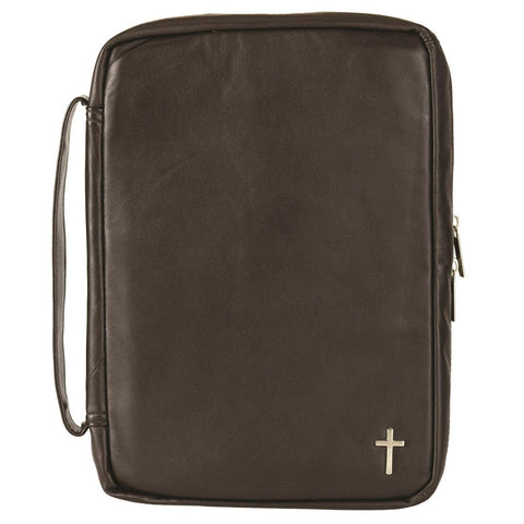 BIBLE CASE - BROWN LEATHER LG