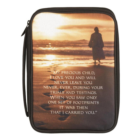 BIBLE CASE - FOOTPRINTS THINLINE