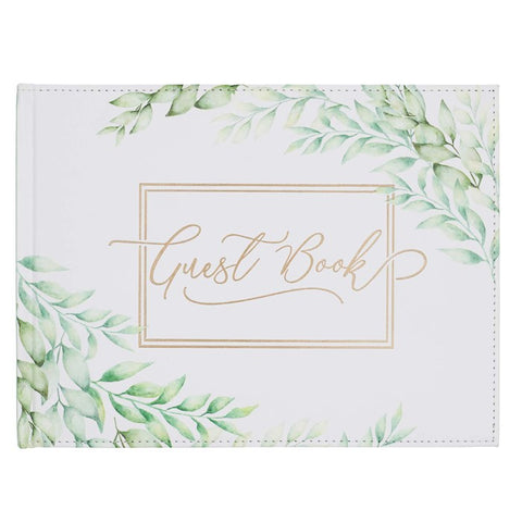 GUEST BOOK - GREEN LEAVES