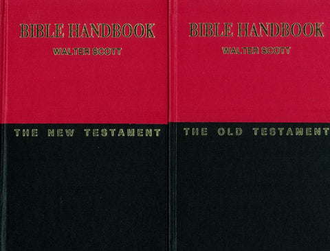 BIBLE HANDBOOK (2 VOLS.), WALTER SCOTT- Hardcover