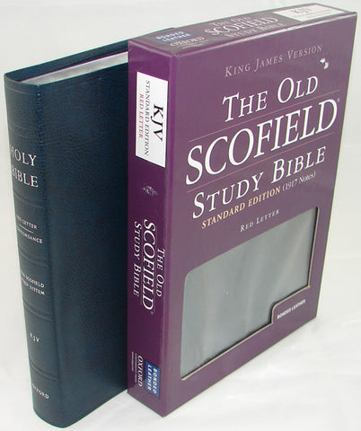 OLD SCOFIELD BIBLE-1917/KJV/BL/BLUE/INDX