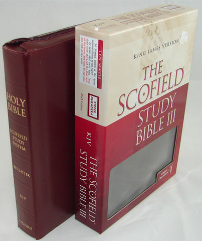 THE  SCOFIELD STUDY BIBLE  - KJV/ZIP/BURG