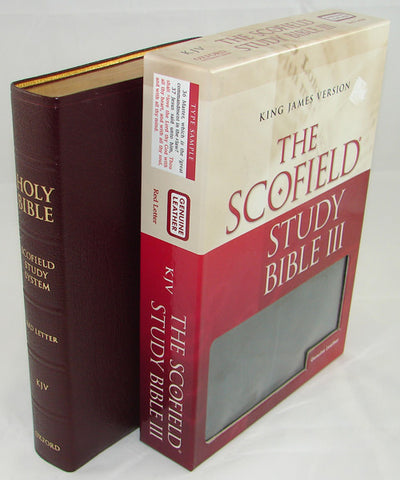 SCOFIELD STUDY BIBLE - GEN.LEA/KJV/BURG