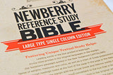 NEWBERRY REFERENCE STUDY BIBLE - BLACK CALFSKIN LEATHER