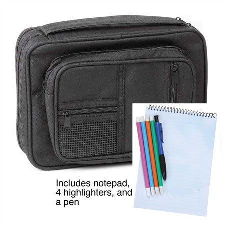 BIBLE CASE - ORGANIZER/BLK/XL
