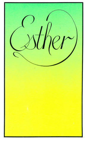 ESTHER, H. L. ROSSIER - Paperback